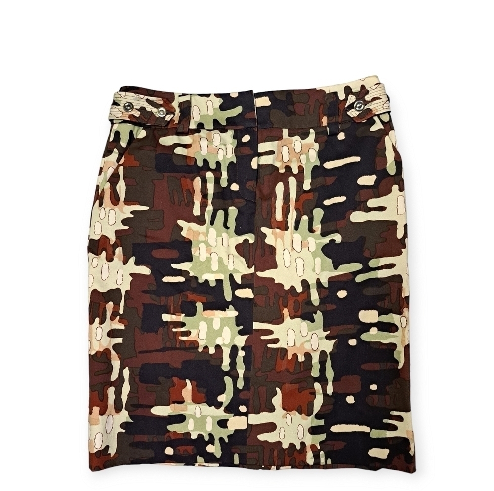 Etcetera Camouflage Print Skirt‎